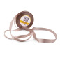 Narrow Latte Satin Ribbon, 12 mm Width