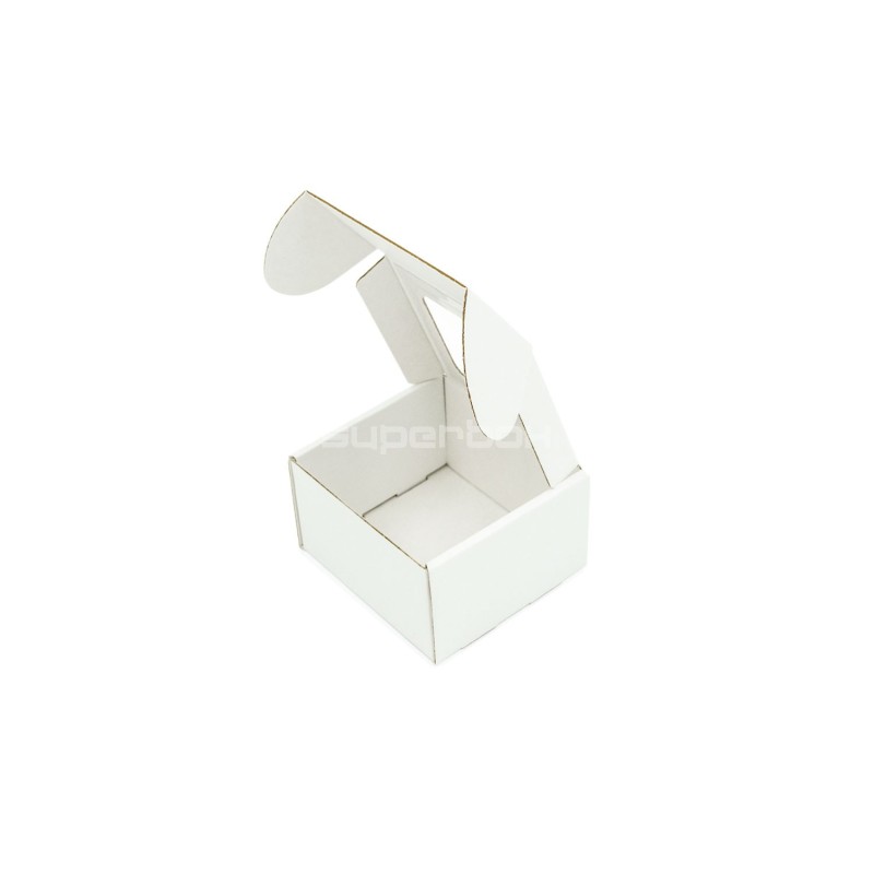 White Mini Cube Box with Clear Window