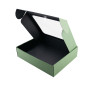 Green Small Gift Box with Window 5 cm High