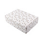 White A4 format Gift Box with Winter Patterns