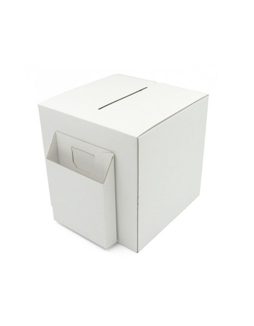 oortelefoon Veilig Optimisme Corrugated Cardboard Ballot Box | 30 cm Height | Superbox