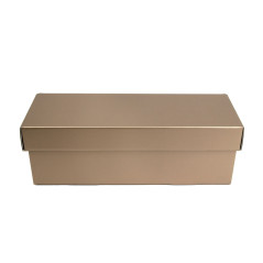 Flip Lid Horizontal Muted Gold Gift Box | 335x115x115 мм | Superbox