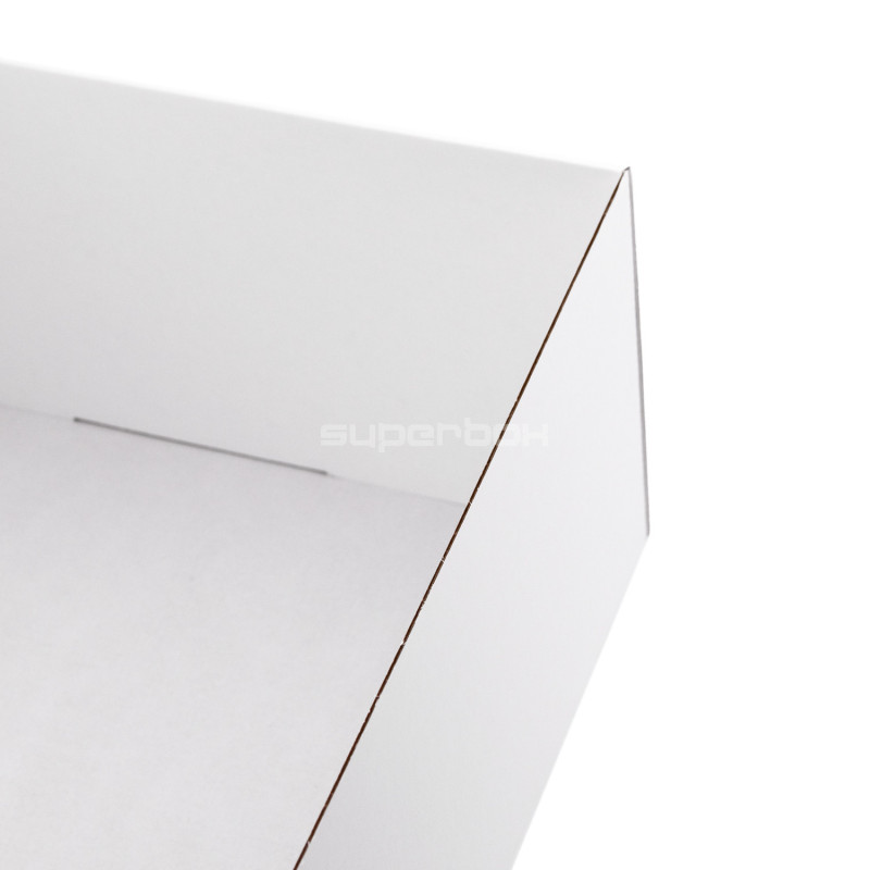 Large White Square Box with a Lid