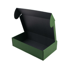 Green Gift Box for Bottle | 340x195x85 mm | Superbox