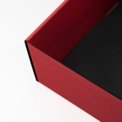 Red Gift Box for Bottle | 340x195x85 mm | Superbox