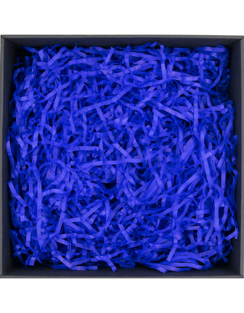 Tamsiai mėlynos popieriaus drožlės, 1 kg