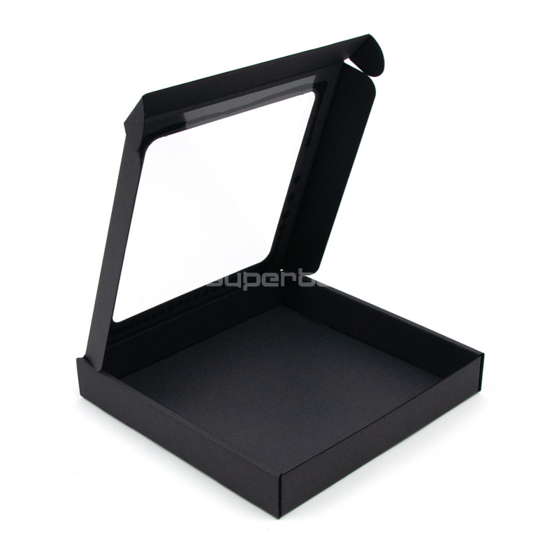 Black Box with a PVC Window, 3 cm of Height