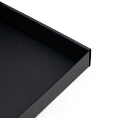 Black Box with a PVC Window 3 cm of Height | 200x200x30 мм | Superbox