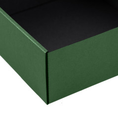 Green Square Box with Window for Jars | 185x195x75 mm | Superbox