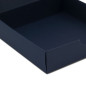 Small Square Gift Box from Dark Blue Decorative Cardboard