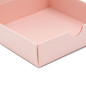 Small Square Gift Box from Pink Decorative Cardboard