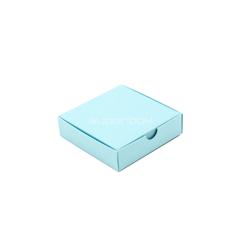 Small Square Gift Box from Baby Blue Decorative Cardboard