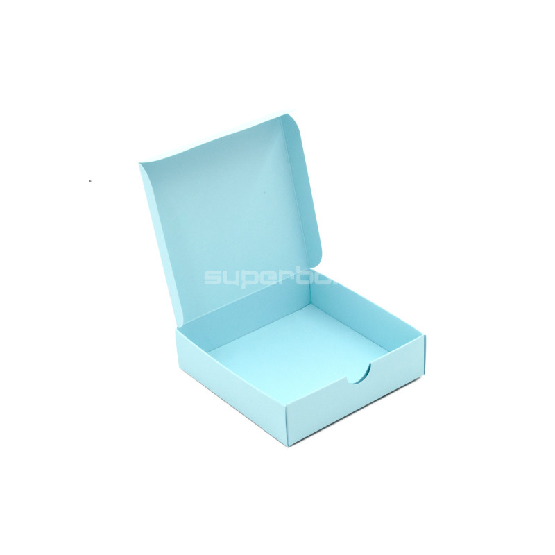 Small Square Gift Box from Baby Blue Decorative Cardboard