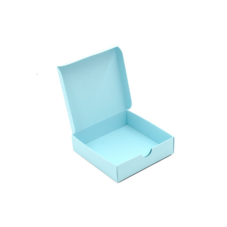 Small Square Gift Box from Baby Blue Decorative Cardboard