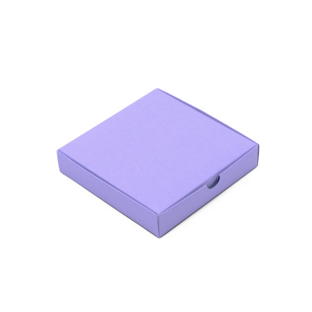 Lilac Square Box with Recessed Cardboard Lid