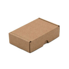 Brown Box for Packing Small Items Closed