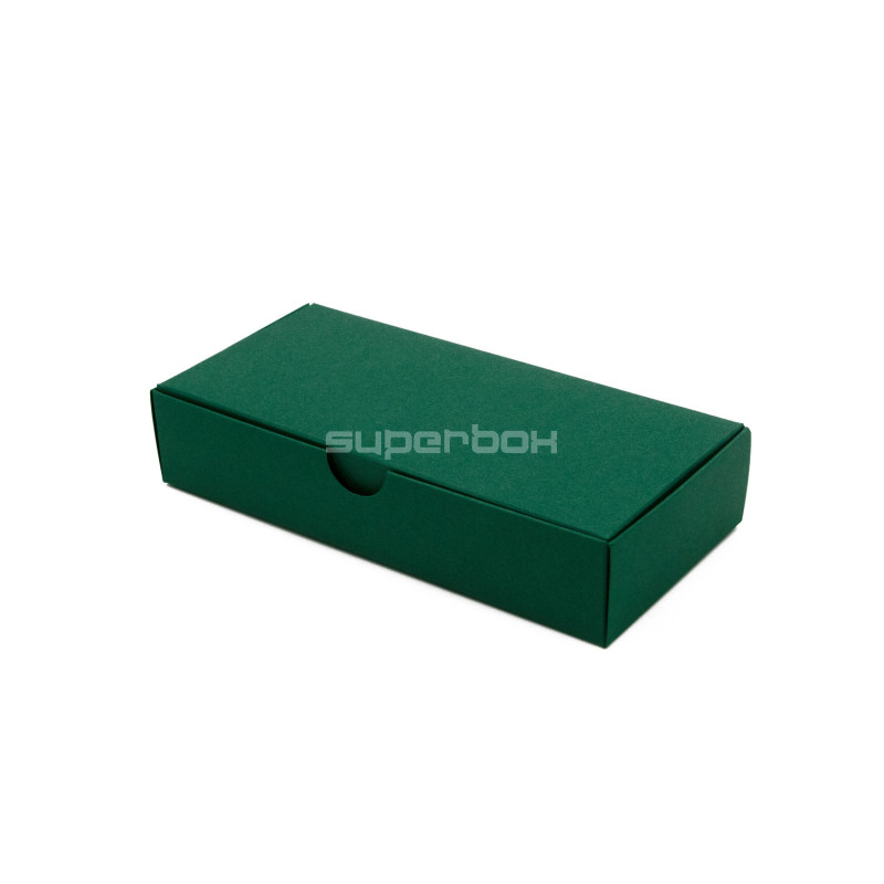 Small Gift Box from Dark Green Decorative Cardboard