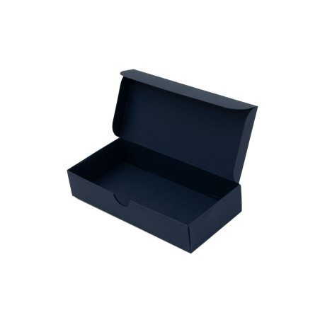 Elongated Gift Box from Blue Color Decorative Cardboard