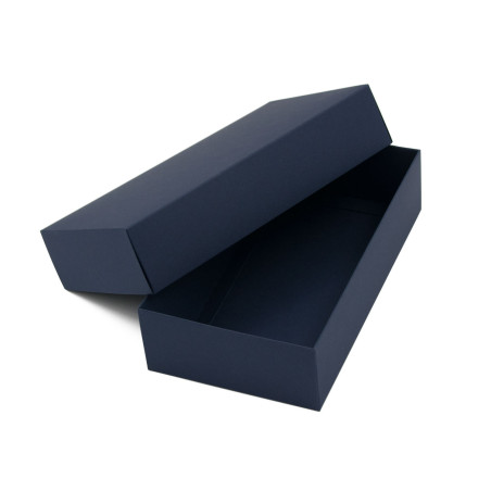 Dark Blue Two Piece Cardboard Gift Box for Invitations