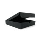 Square Gift Box from Black Decorative Cardboard