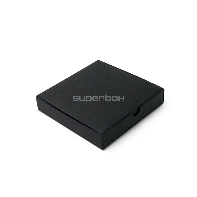 Square Gift Box from Black Decorative Cardboard