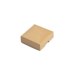 Small Square Sand Colored Cardboard Box | 65x65x20 мм | Superbox