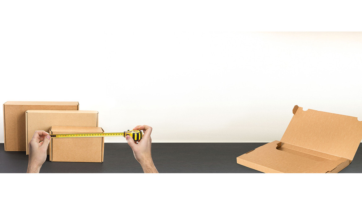 Kaip surasti reikiamo dydžio kartoninę dėžę