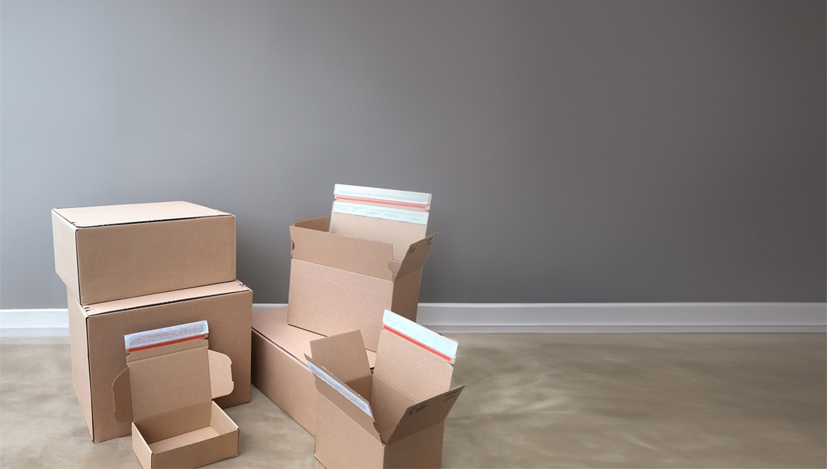 E-komercijos siuntimo dėžių tipai ir dydžiai